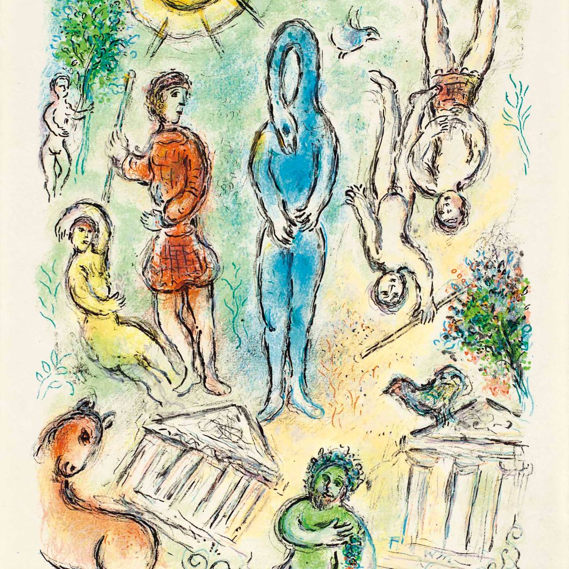 Marc Chagall — В обнимку, из Одиссея