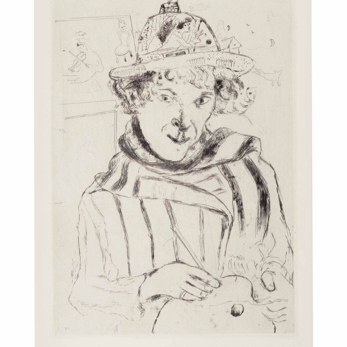 Marc Chagall — Сельбстбилдис из хижины верзиртена
