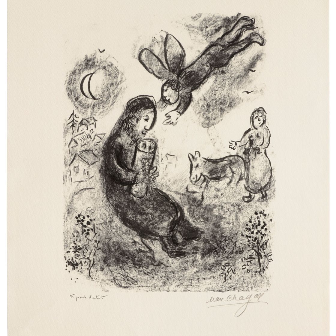 Marc Chagall — Красная Тора