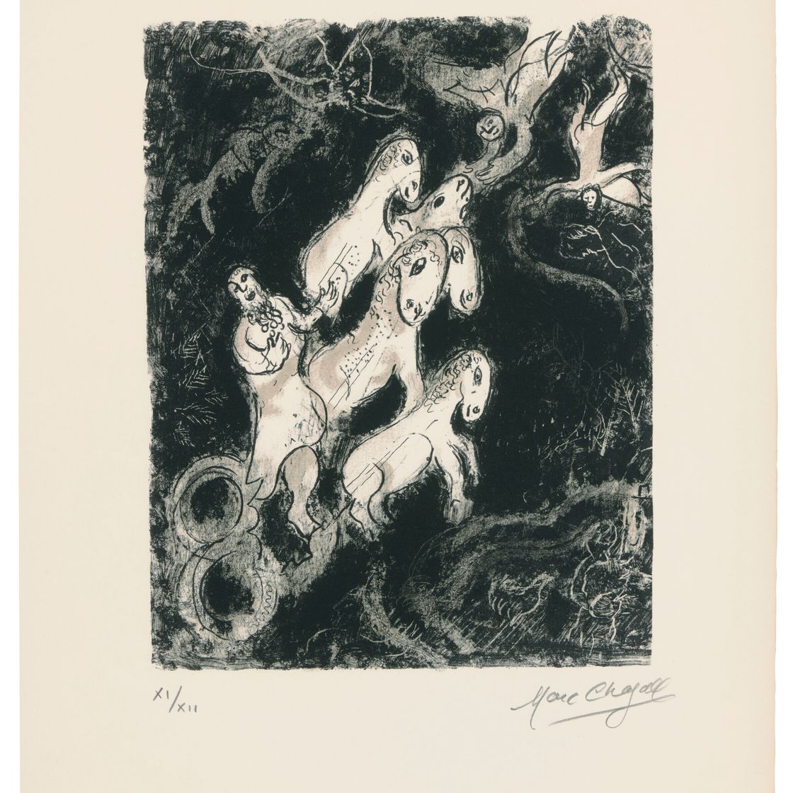 Marc Chagall — Le char d'Elie (Колесница Эли)
