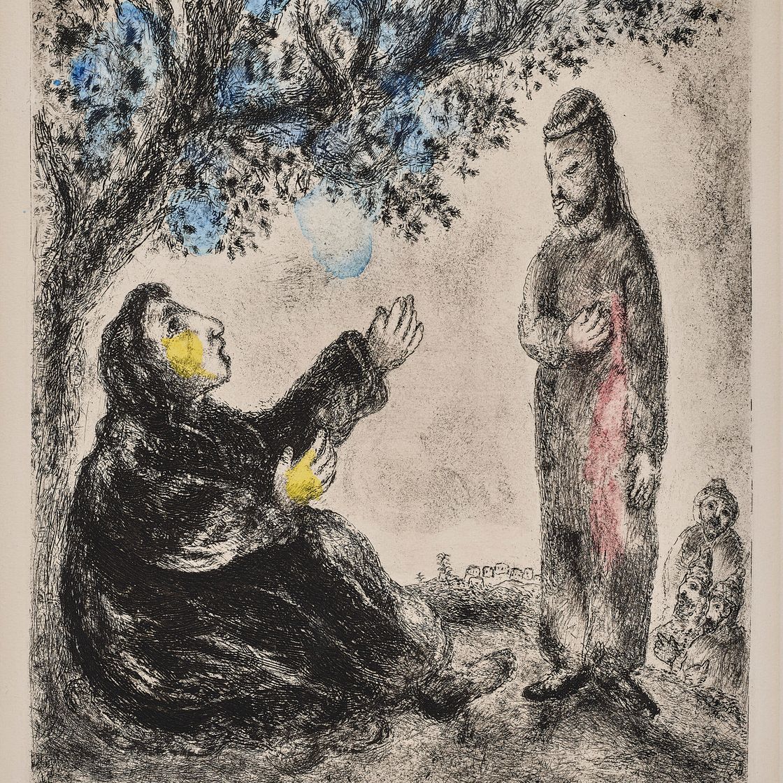 Marc Chagall — Дебора- пророчица из Библии