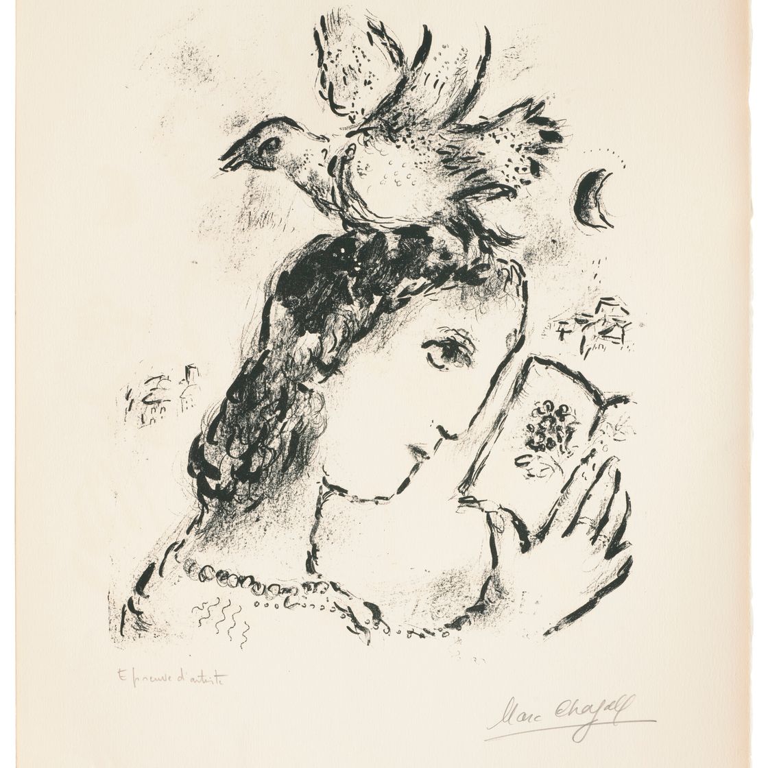 Marc Chagall — Hommage à Elsa Triolet (Дань уважения Эльзе Триоле)