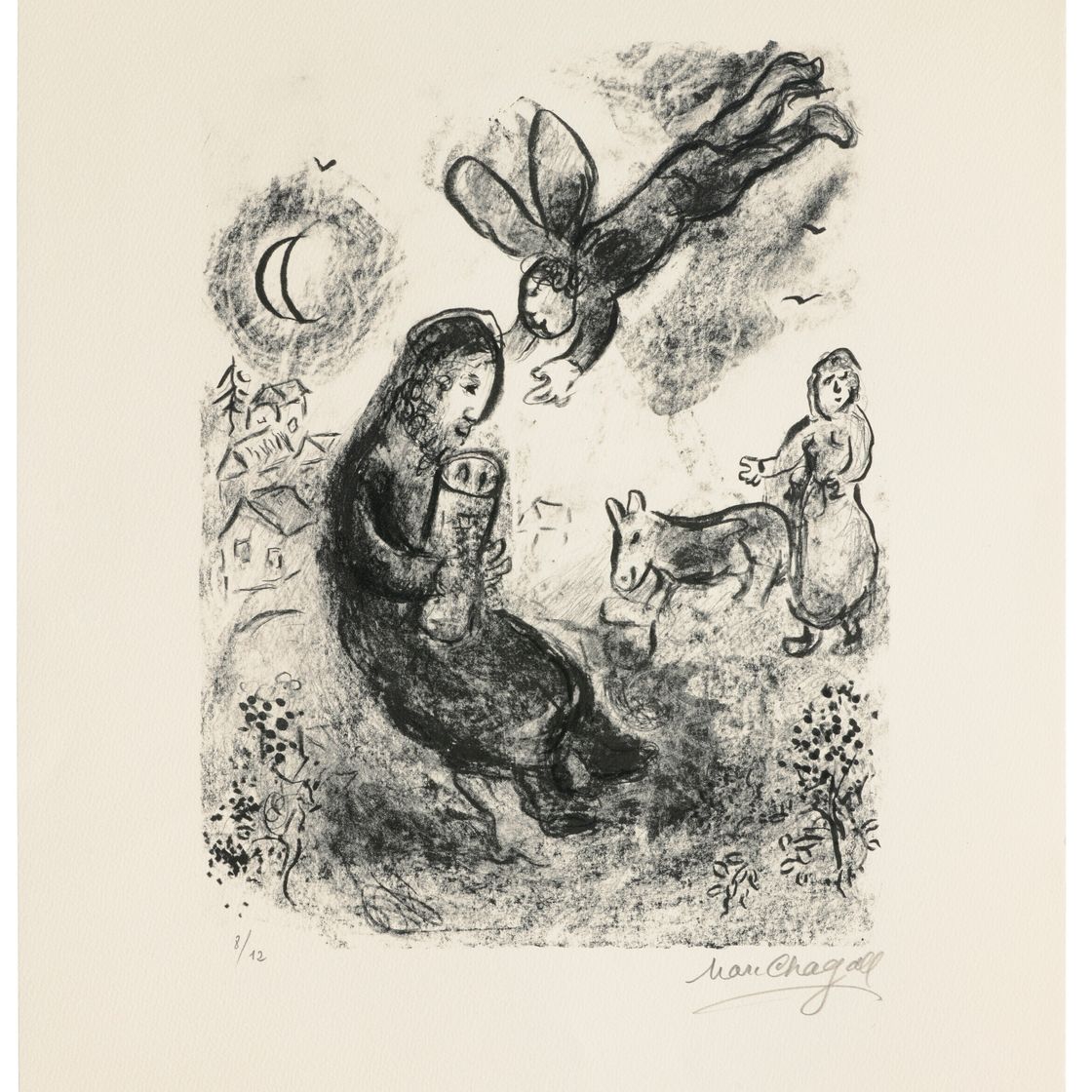 Marc Chagall — La Torah rouge (Красная Тора)
