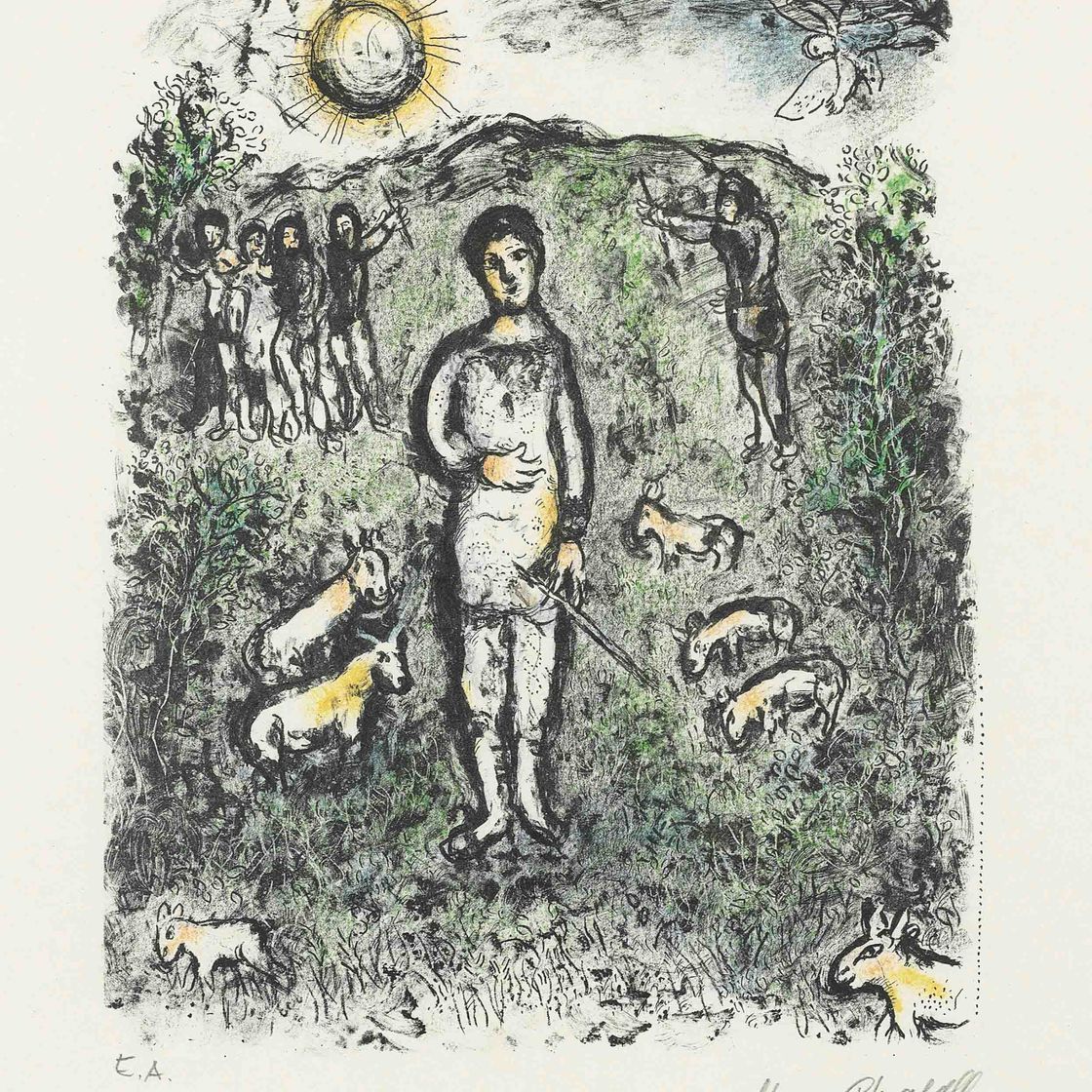 Marc Chagall — Иосиф и другие братья (M. 927)