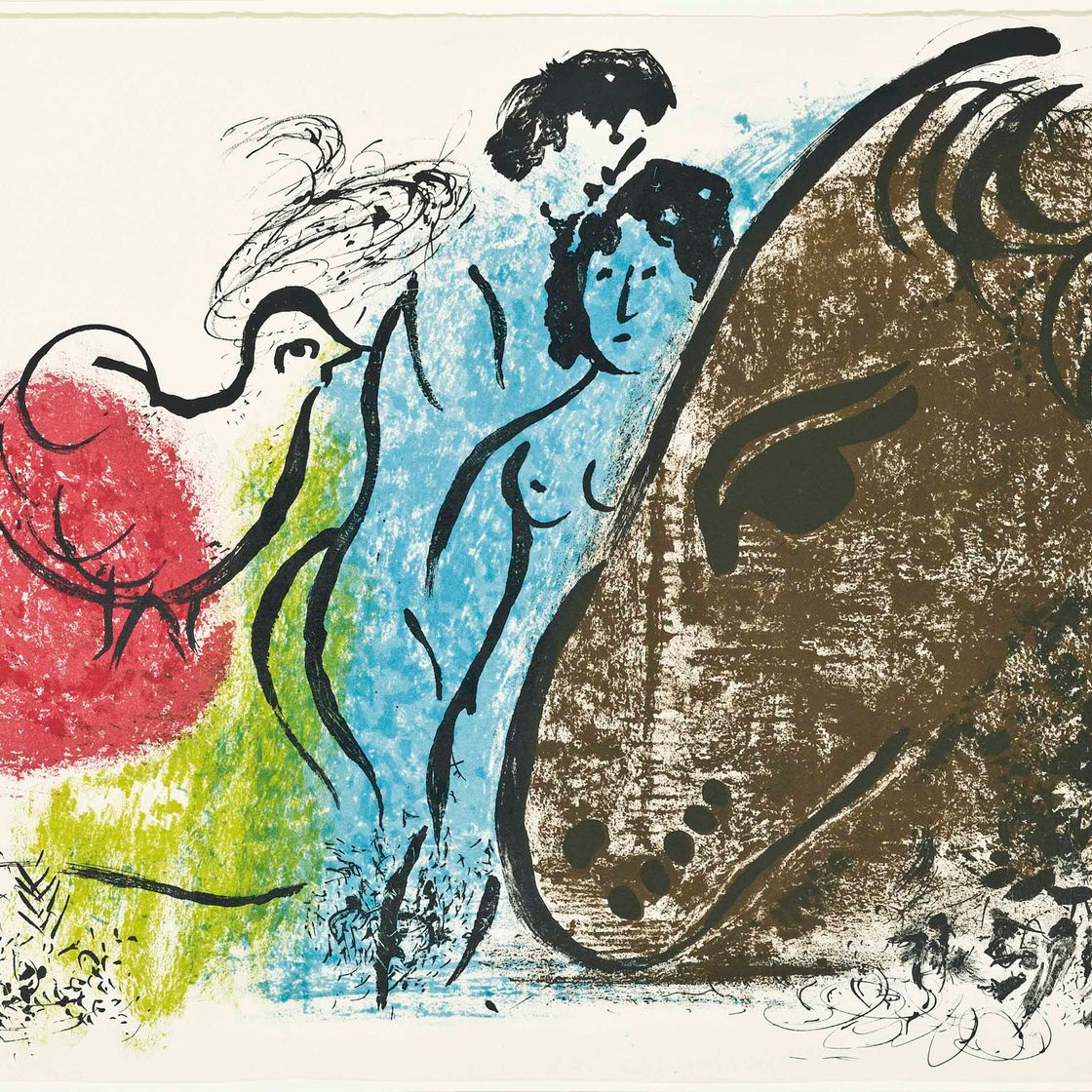 Marc Chagall — Шевалье Брюн (Мурло, 61 год; смотрите книги Крамера, 21 год)