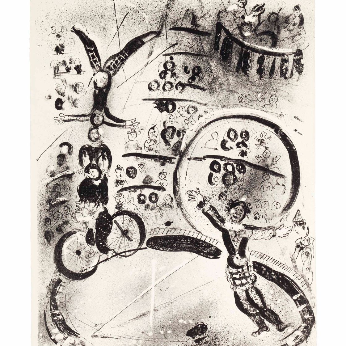 Marc Chagall — Лес велосипедистов