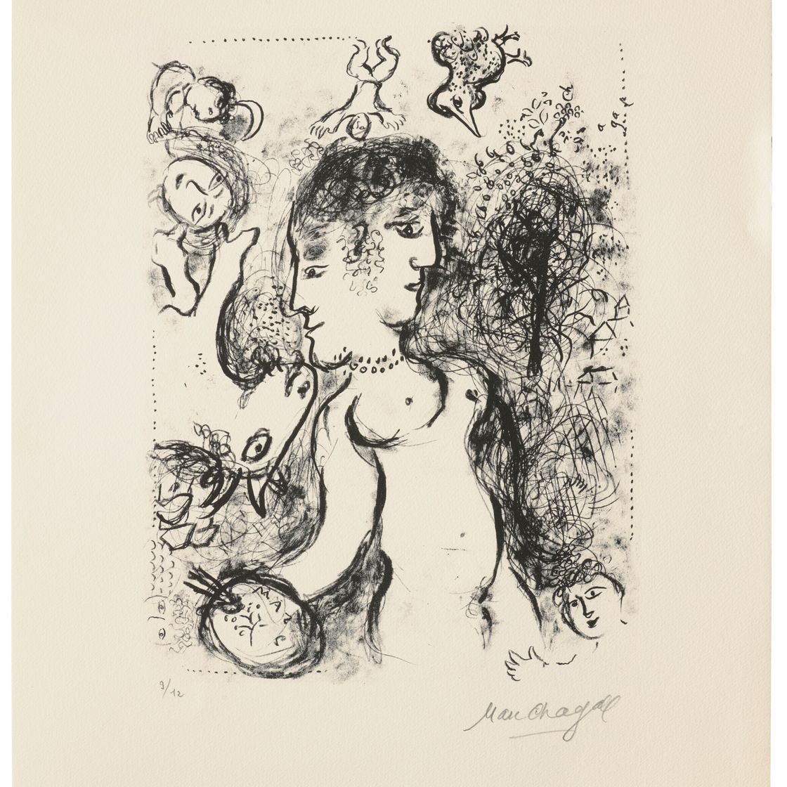 Marc Chagall — Ну, а лицо двойное