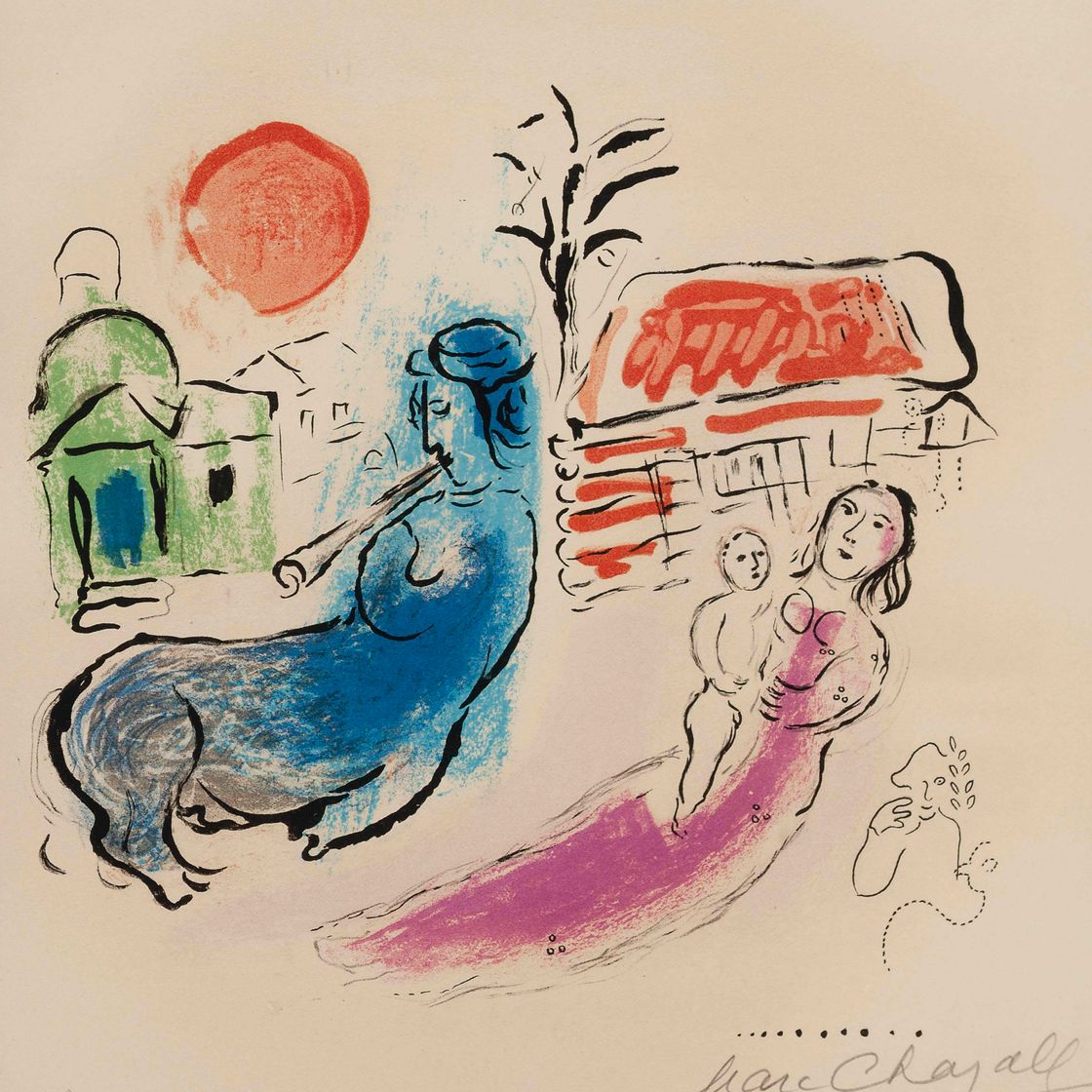 Marc Chagall — Столетняя мать (номер 195)