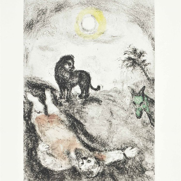 Marc Chagall — Библия : одна тарелка