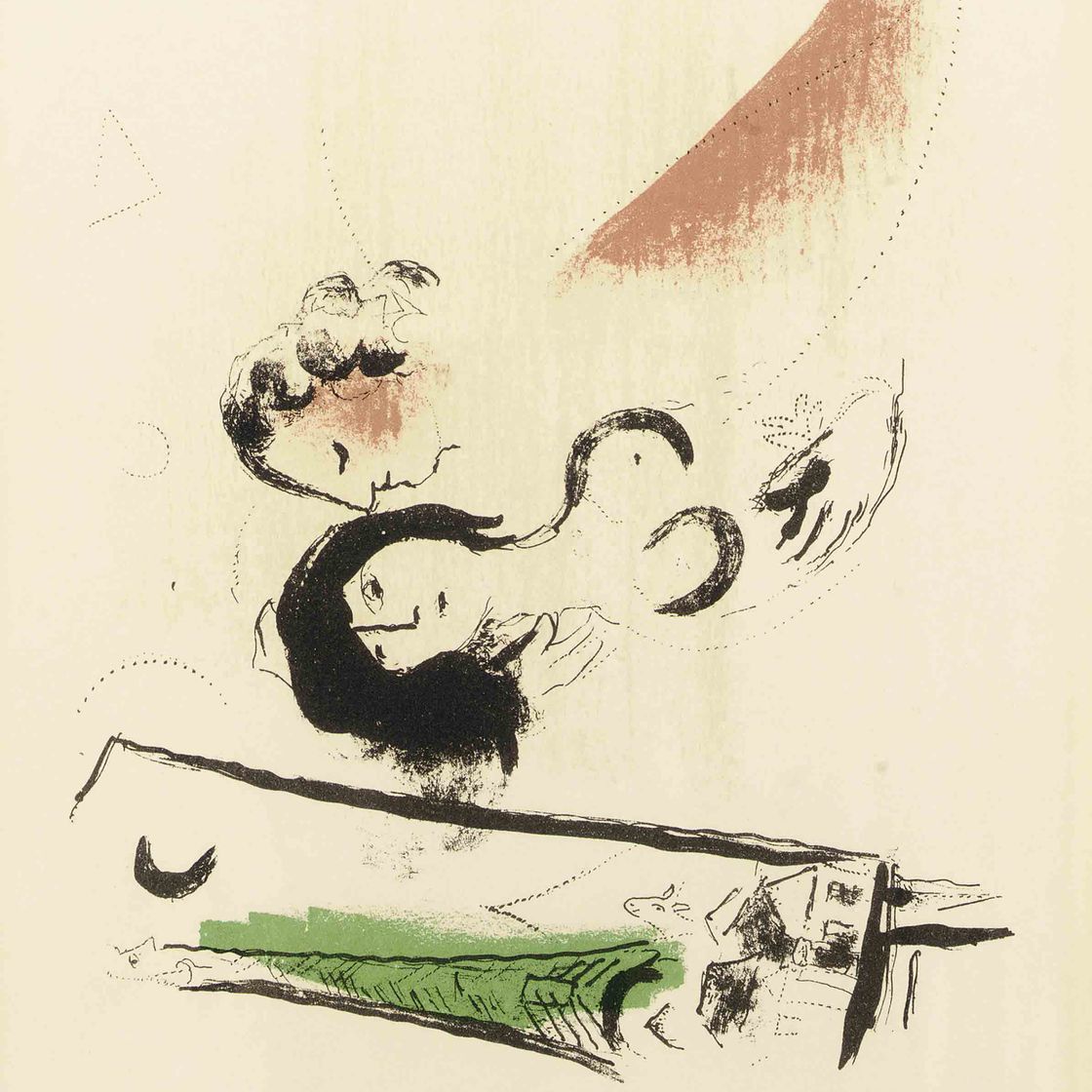 Marc Chagall — Верхняя Эйфелева башня, работы Шагала (М. 201; см. С. 34)