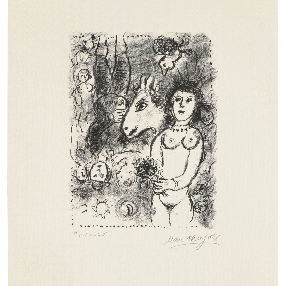 Marc Chagall — Ну и маленький букет