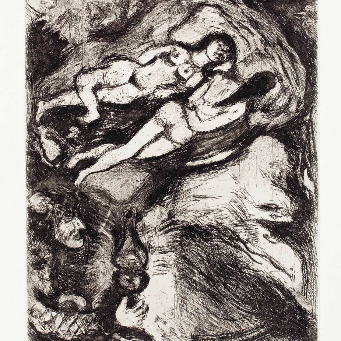 Marc Chagall — "Басни Лафонтена" : две гравюры
