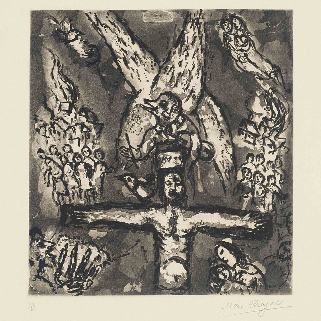 Marc Chagall — Видение Апокалипсиса (Крамер, 16)