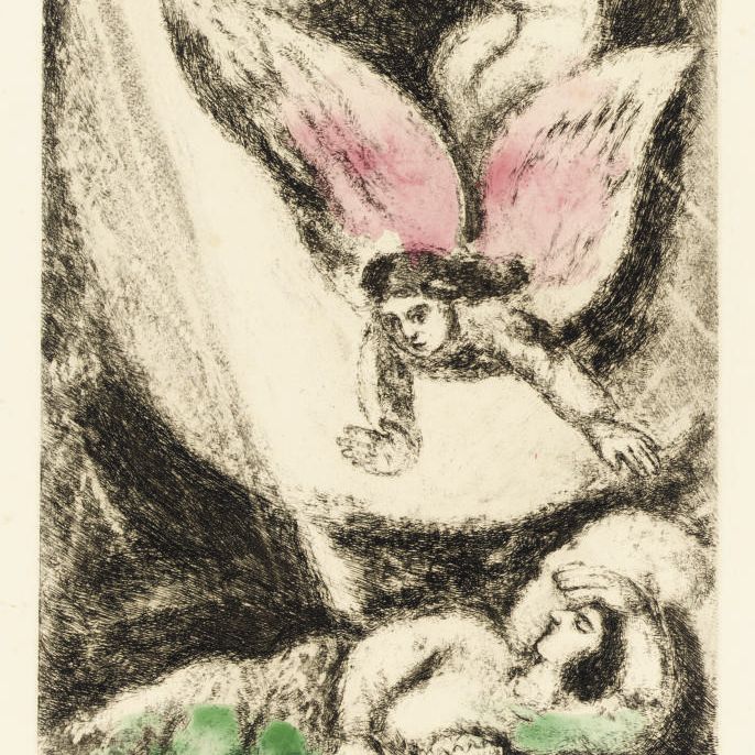 Marc Chagall — Сон Соломона из Библии (см. кн. 30)