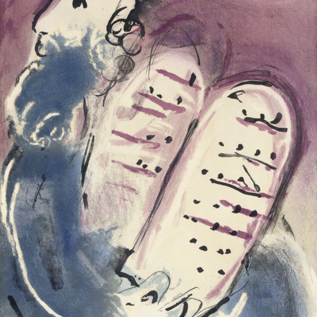 Marc Chagall — Моисей из "Библии" (М. 125)
