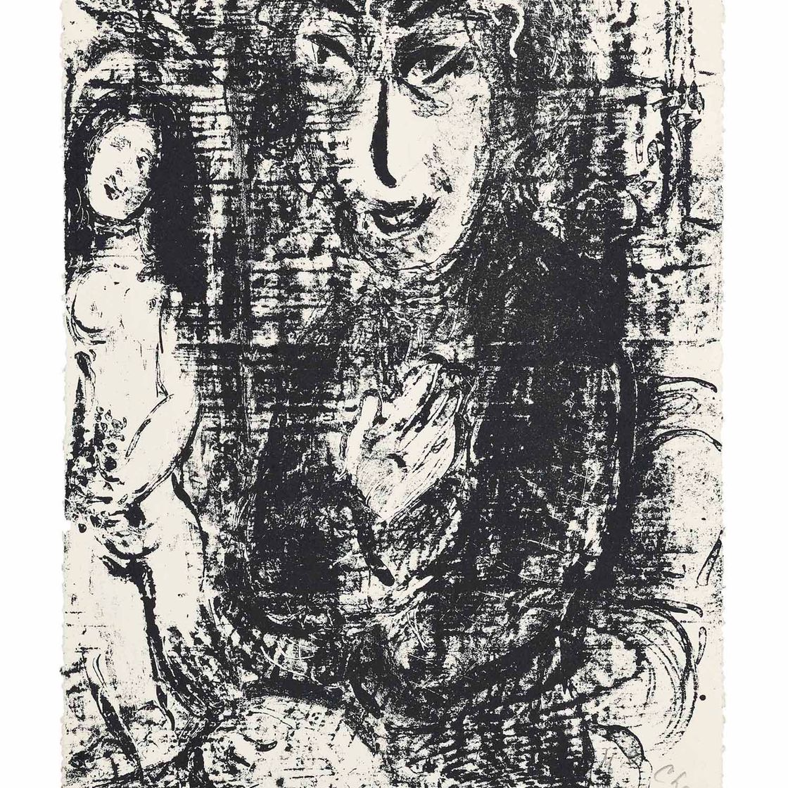 Marc Chagall — Художник и натурщица