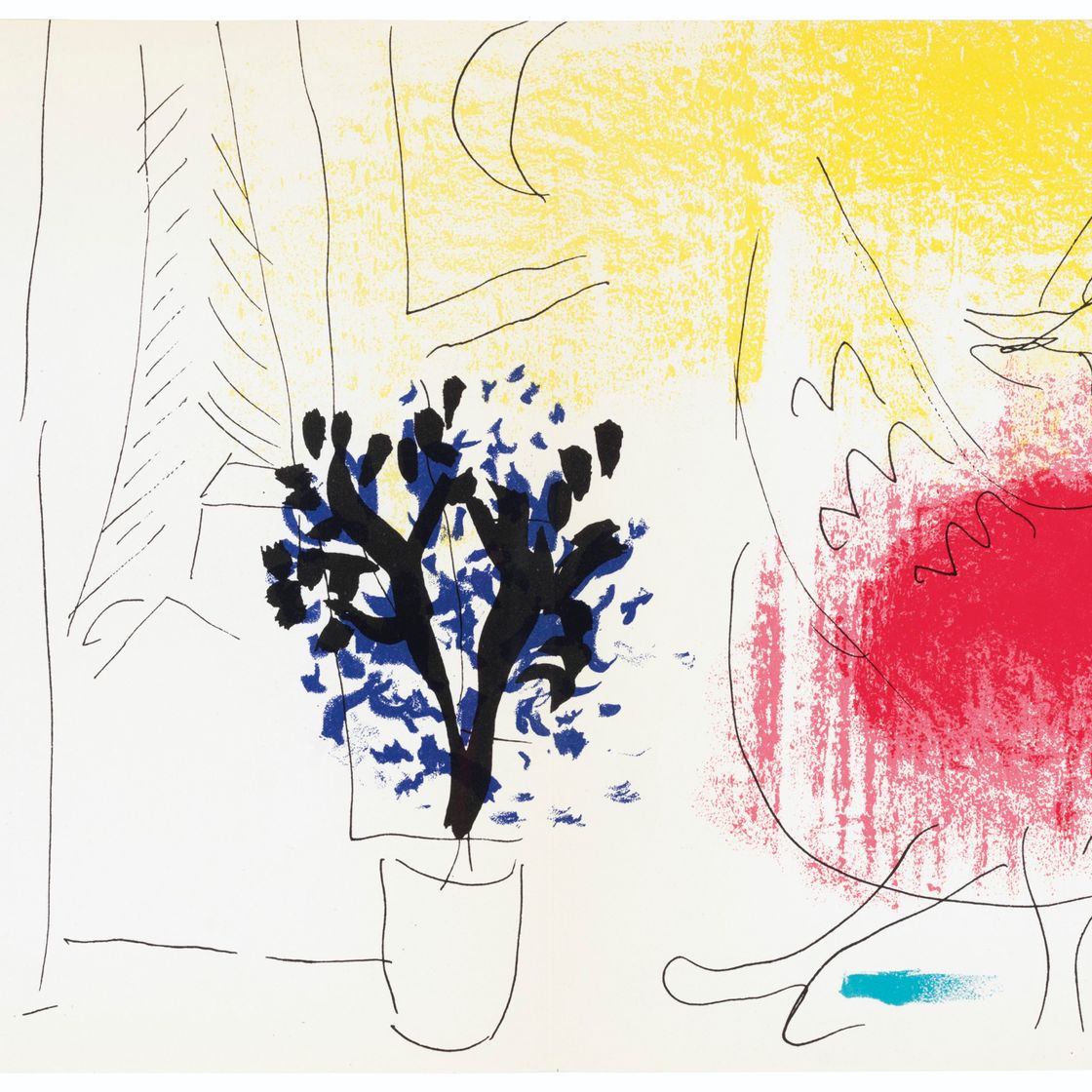 Marc Chagall — Жак Лассень, Шагал, главный редактор, 1957, изображение 3