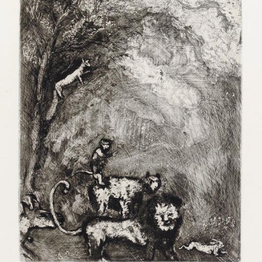 Marc Chagall — Басни : Одна пластинка (смотрите книги Крамера 22)