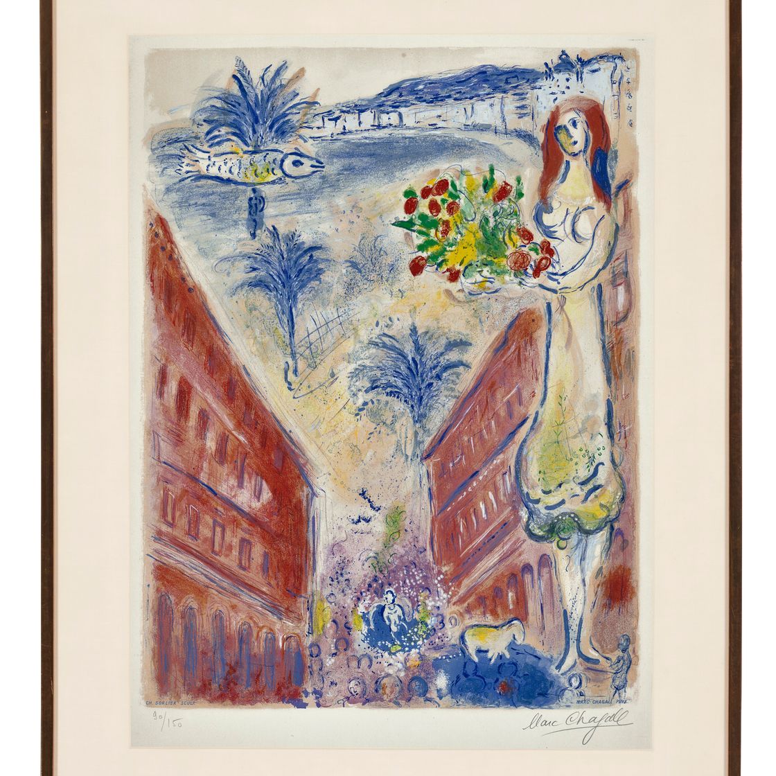 Marc Chagall — Авеню Виктории в Ницце, от Ниццы и до Лазурного берега, изображение 2