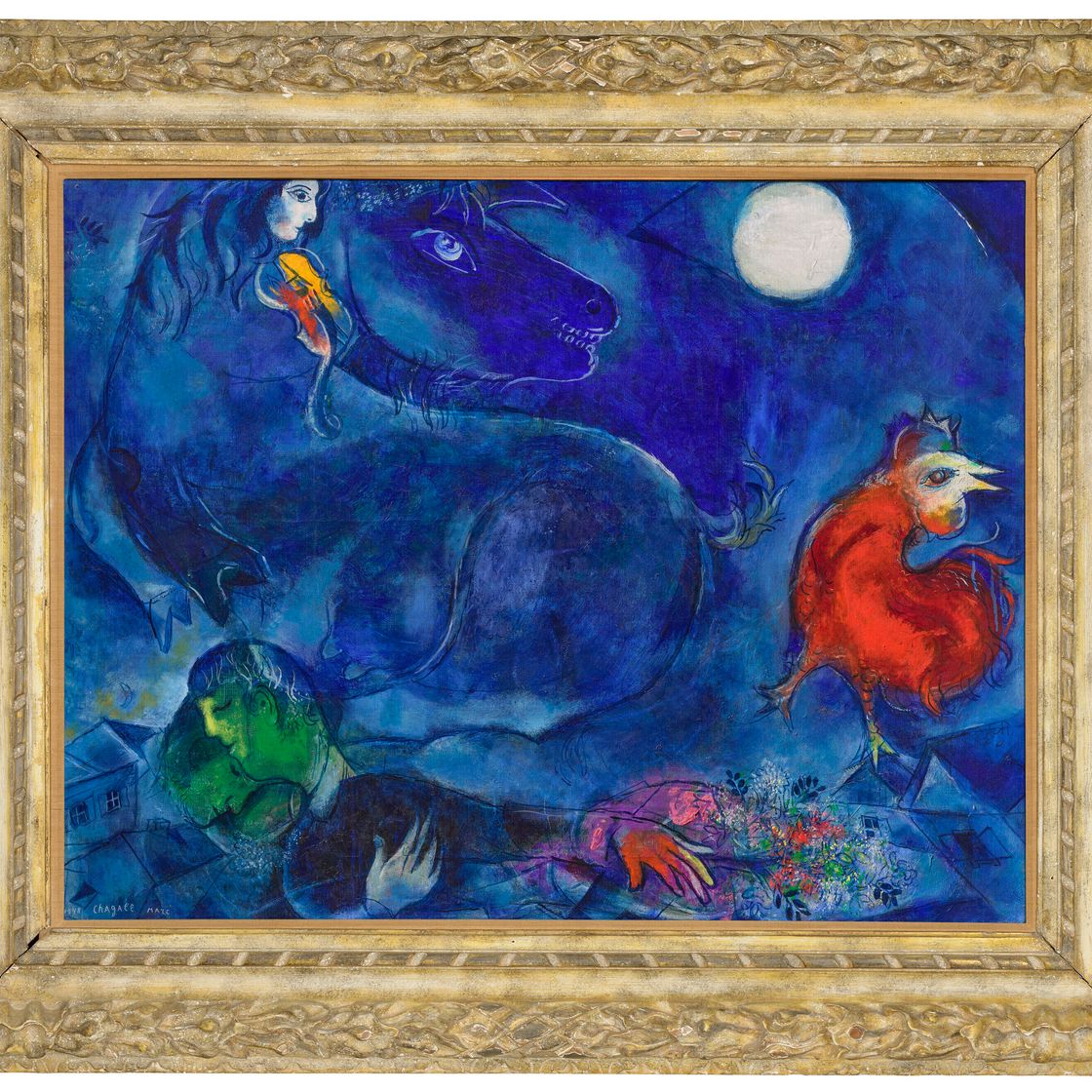 Marc Chagall — Голубой рыцарь, изображение 2