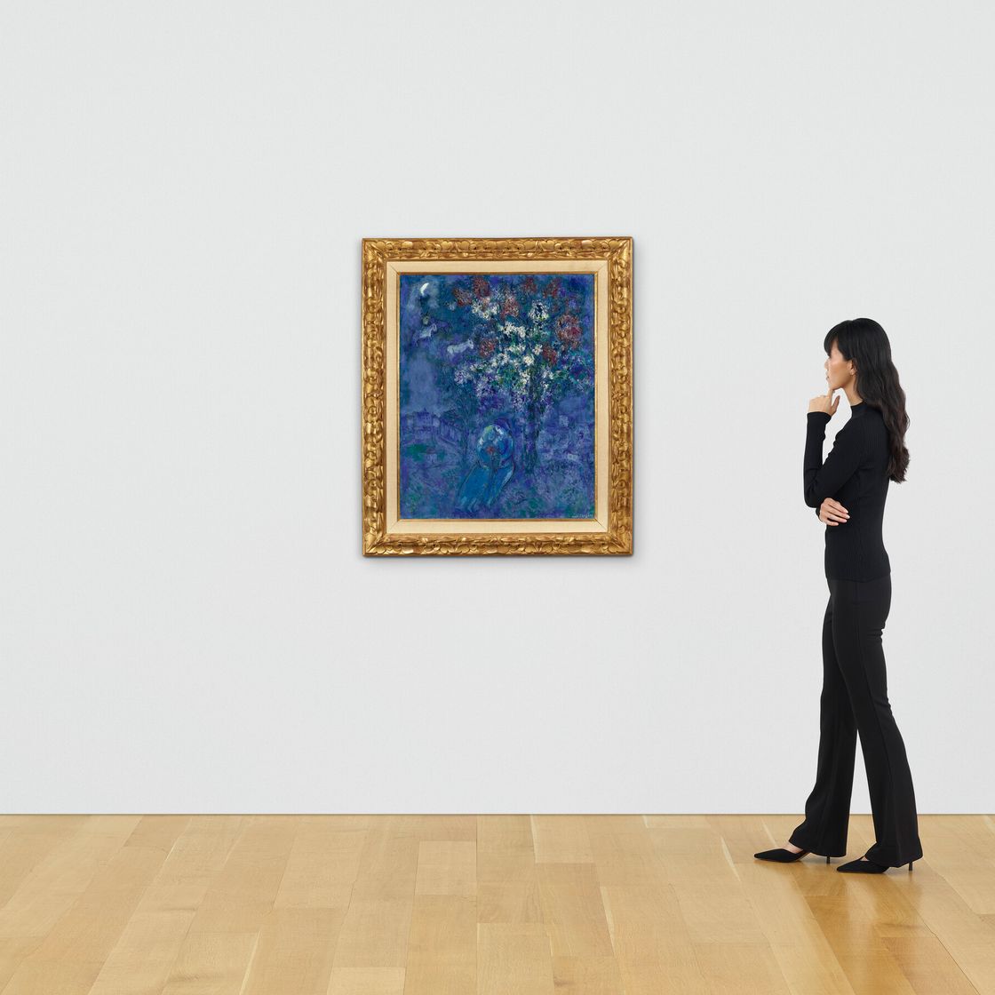 Marc Chagall — Цветы Сен-Жан-Кап-Ферра у дерева во флере, изображение 2