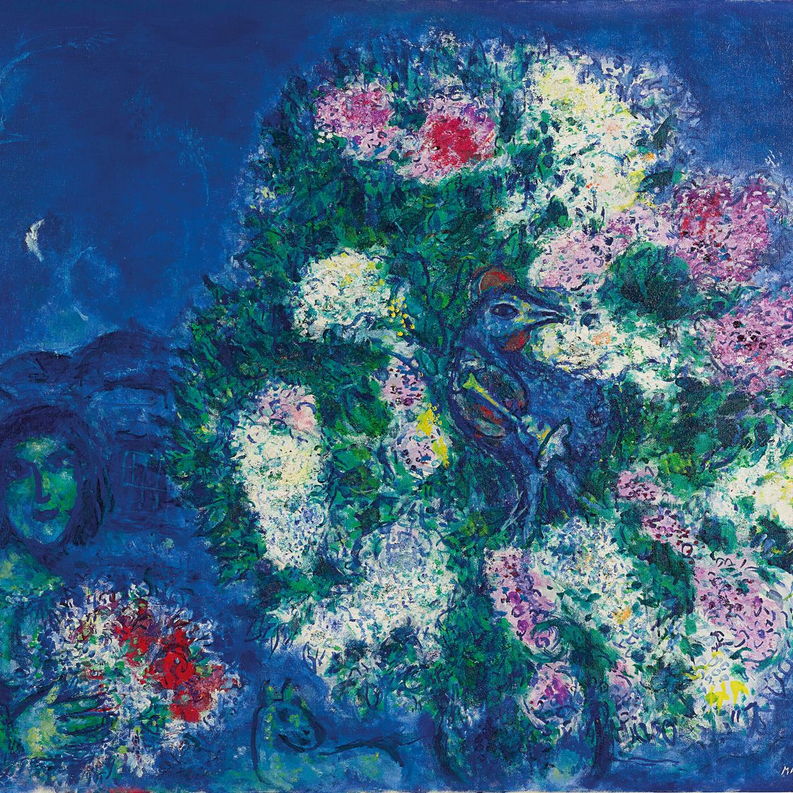 Marc Chagall — Букет лилий, изображение 1