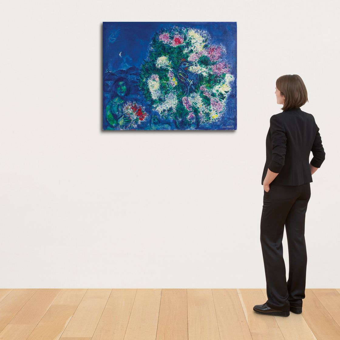 Marc Chagall — Букет лилий, изображение 2