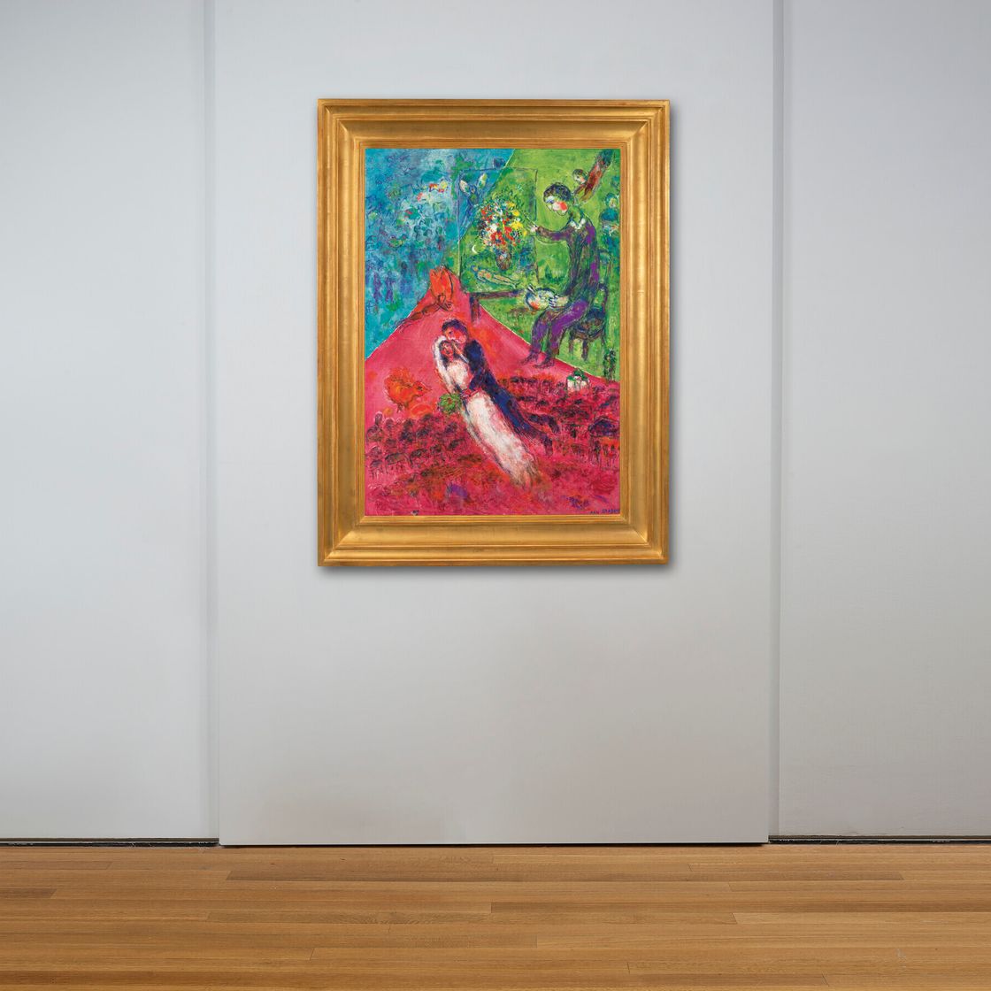 Marc Chagall — Отец и мария из трех семей, изображение 5