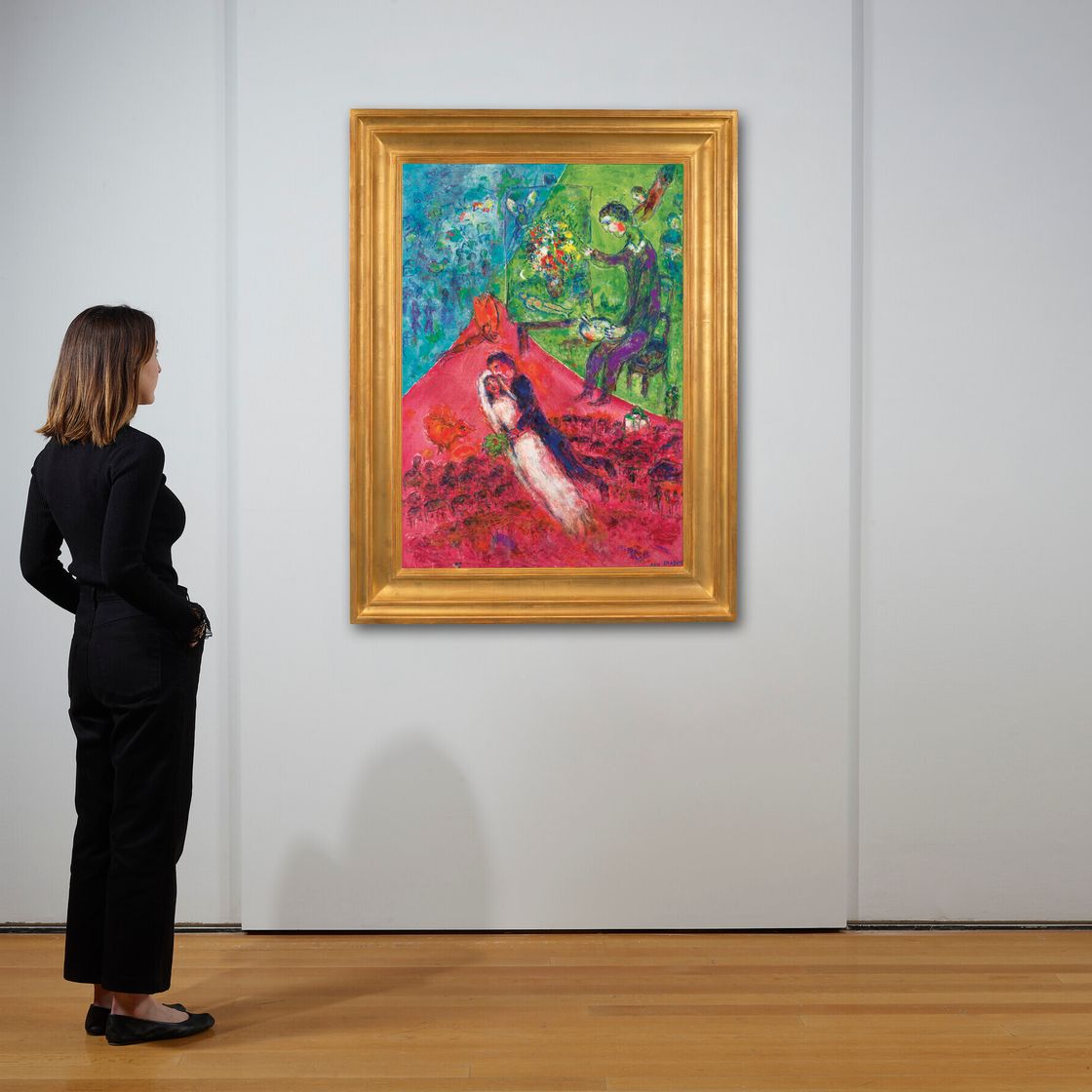Marc Chagall — Отец и мария из трех семей, изображение 6