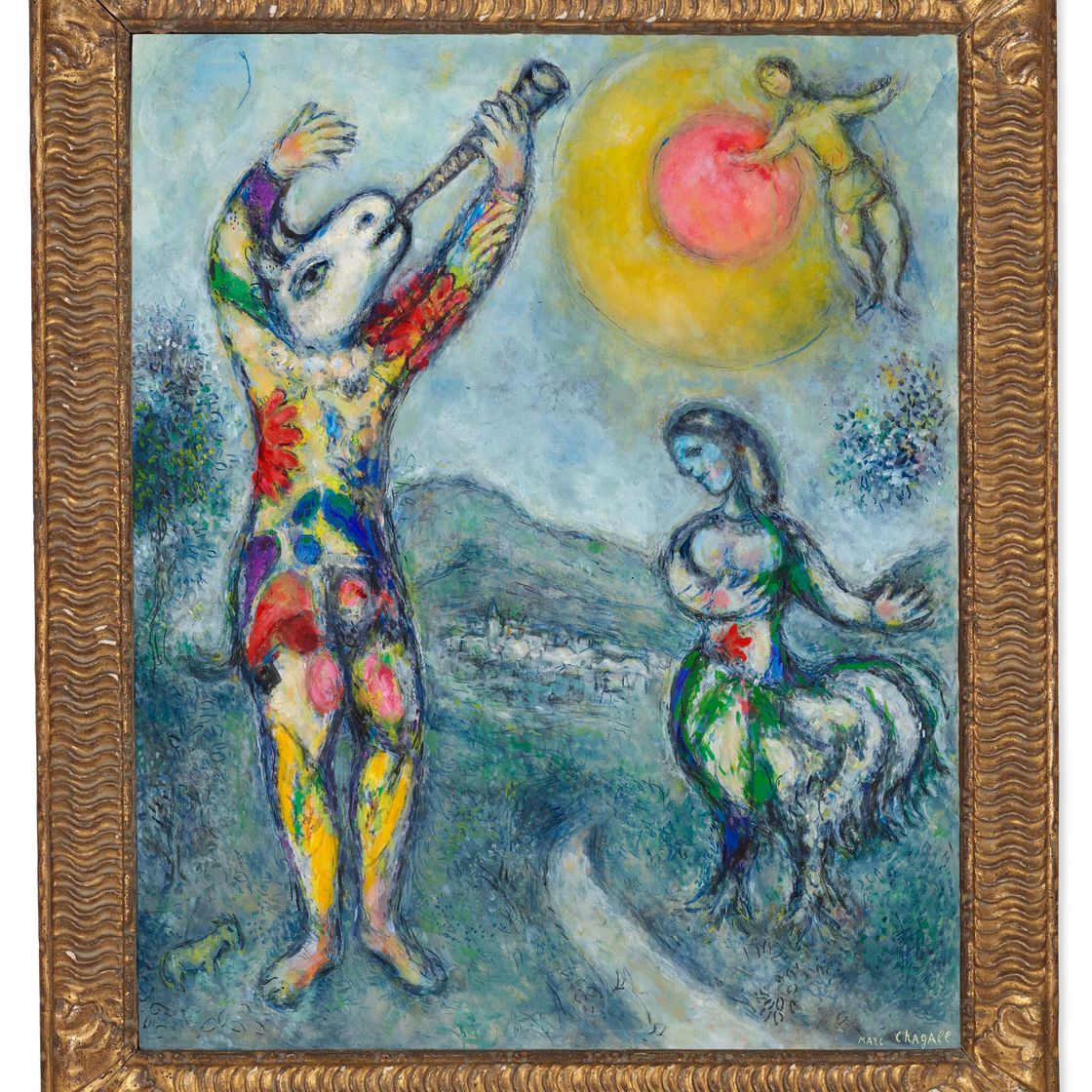 Marc Chagall — Флейтистка, изображение 2