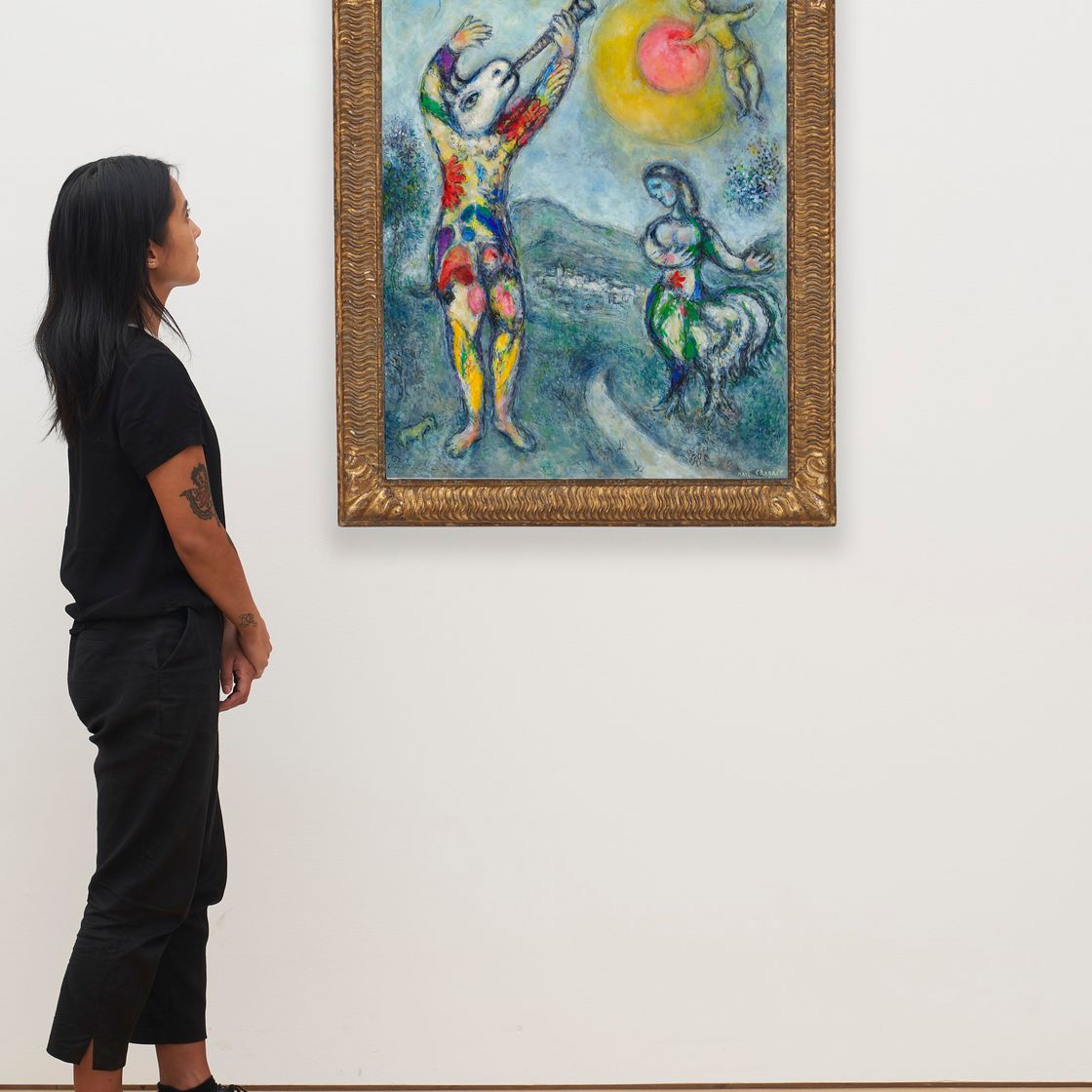 Marc Chagall — Флейтистка, изображение 3