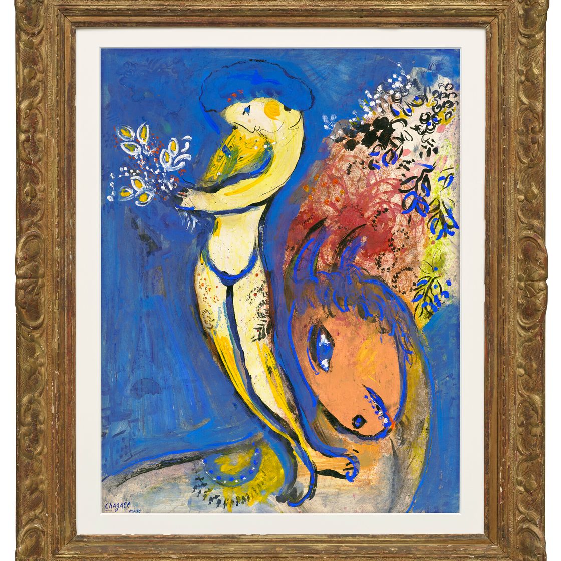 Marc Chagall — Экюйер с букетом во главе, изображение 2