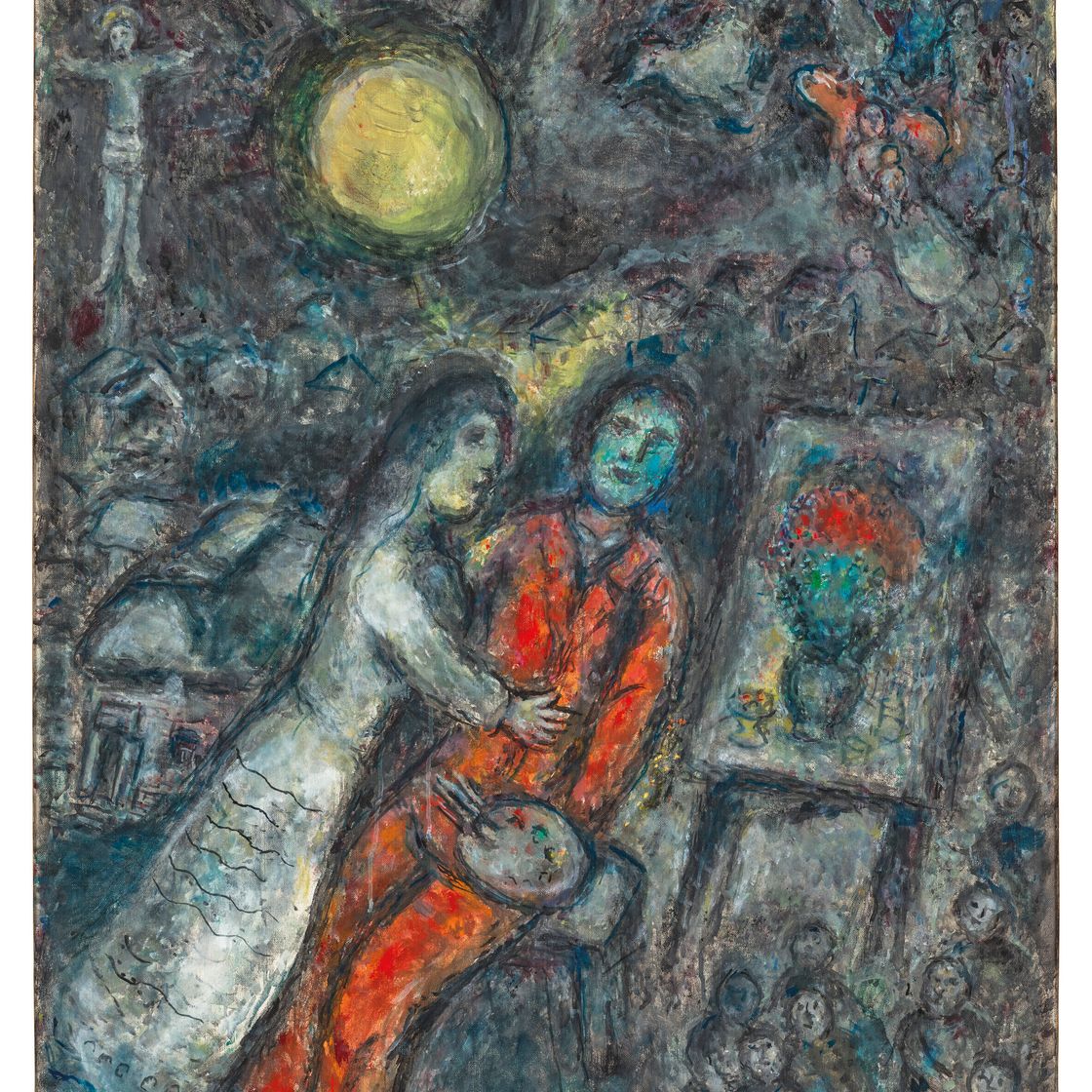 Marc Chagall — Пара в лунном свете, изображение 2