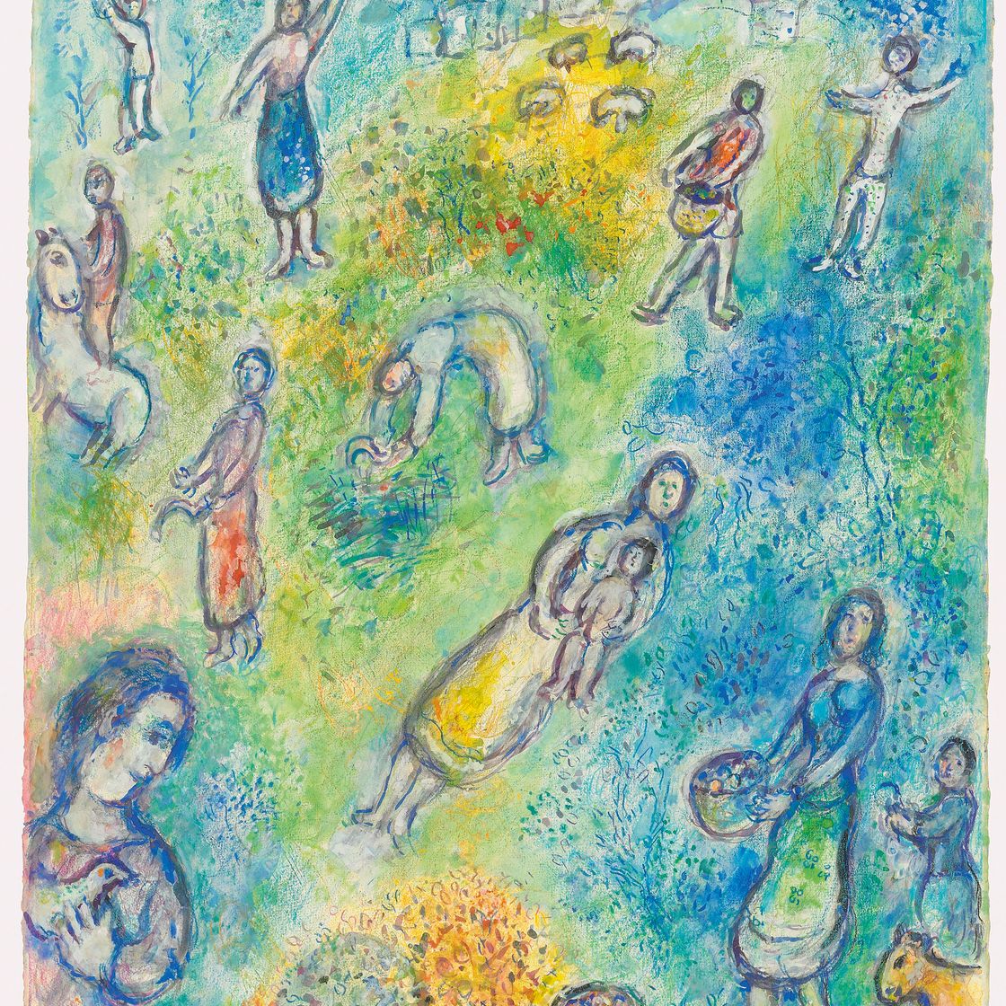 Marc Chagall — Эте, муассоннеусы (четыре сезона)