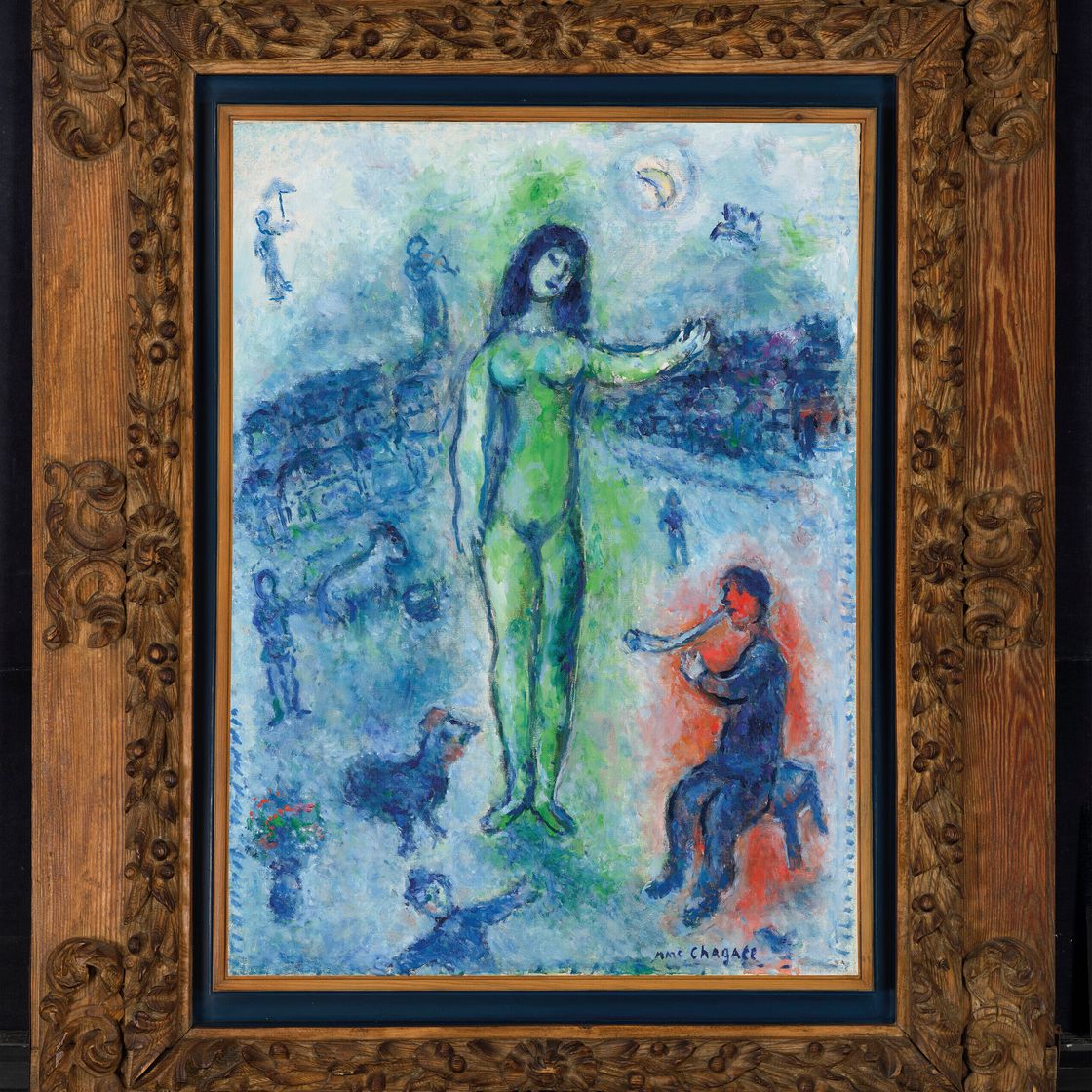 Marc Chagall — Празднование нового года, изображение 4
