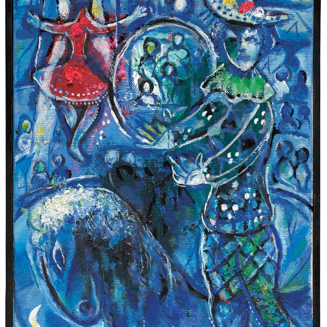Marc Chagall — Цирк с голубым сердцем, изображение 2