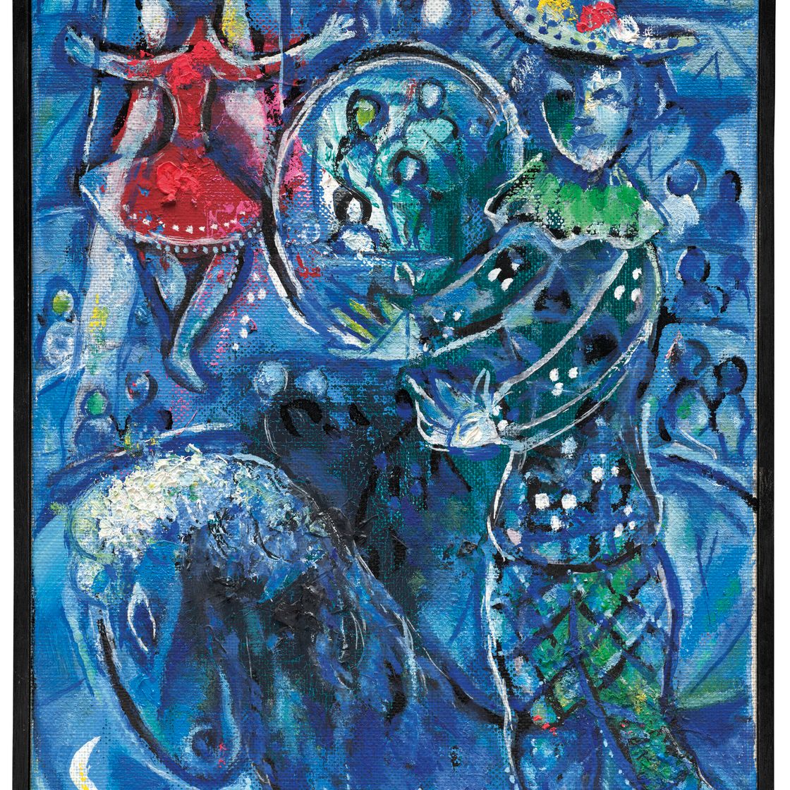Marc Chagall — Цирк с голубым сердцем, изображение 3