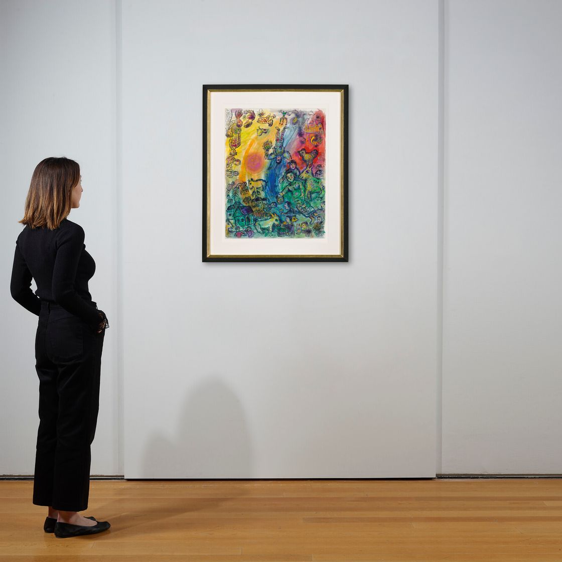 Marc Chagall — Праздник открытия арки в небе, изображение 4