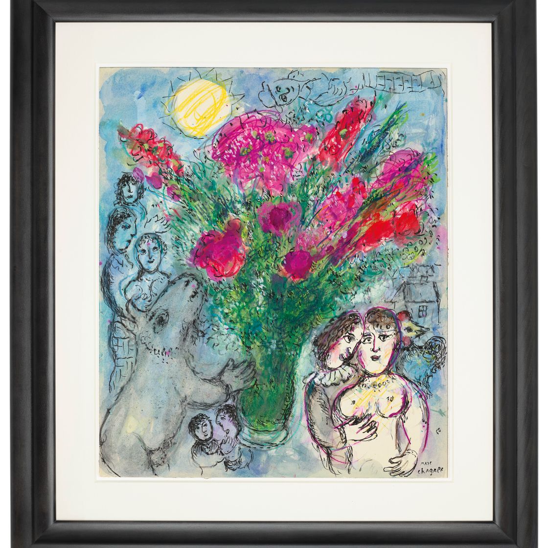 Marc Chagall — Встреча с автором букета цветов и пряностей, изображение 2