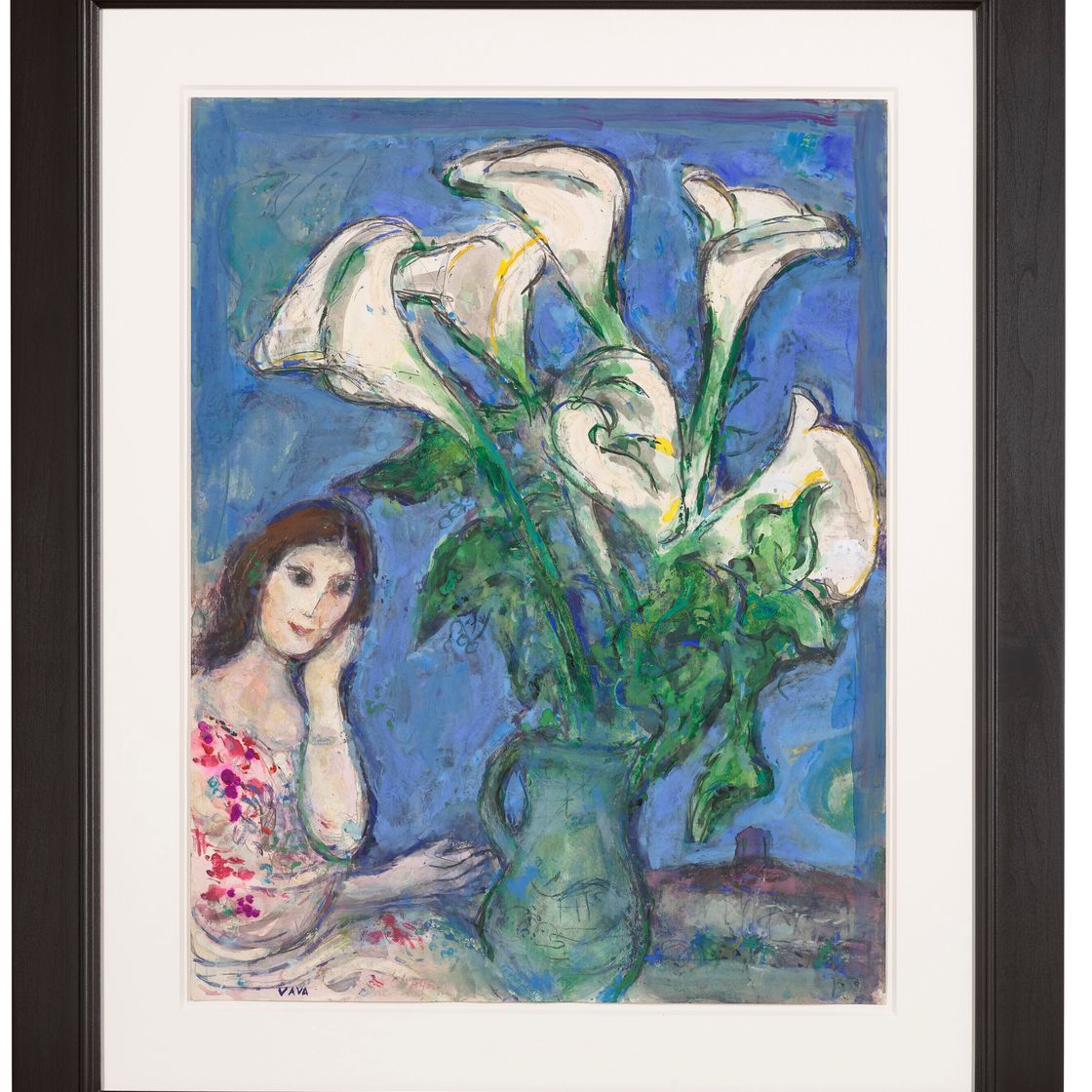 Marc Chagall — Вава с арумами, изображение 4