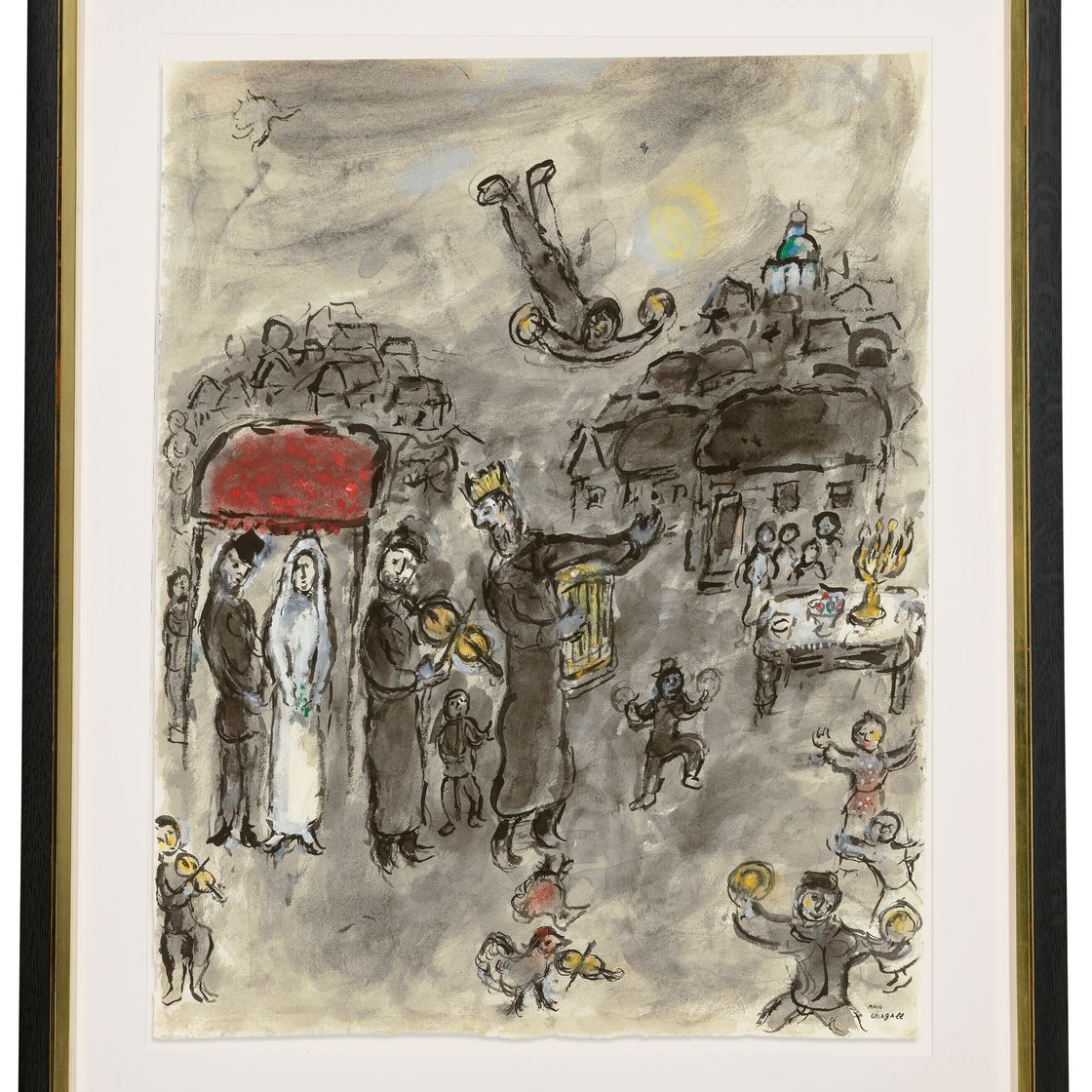 Marc Chagall — Марийские гиды для короля Давида, изображение 2