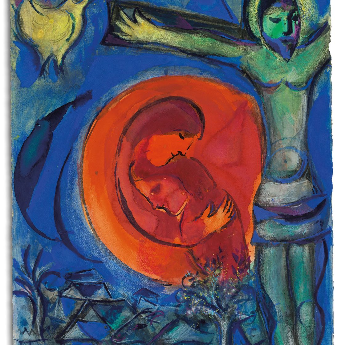 Marc Chagall — Господи, румяная супружеская пара