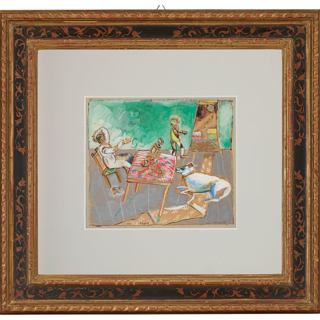 Marc Chagall — Ночь в спальне, изображение 2