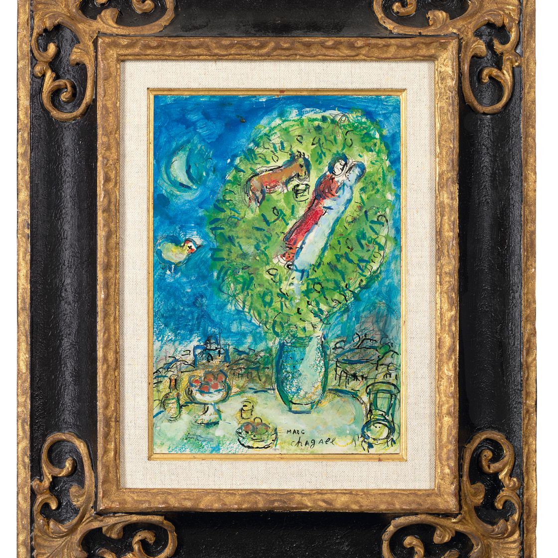 Marc Chagall — Настоящая пара без букета, изображение 4