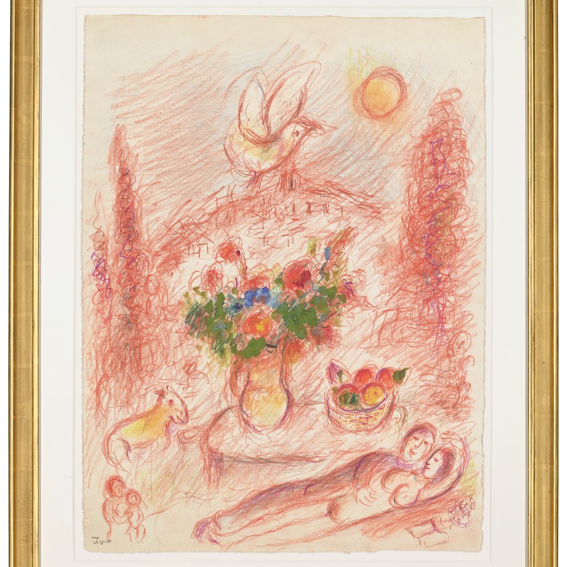 Marc Chagall — Любовь на Кипре к Сен-Полю, изображение 2