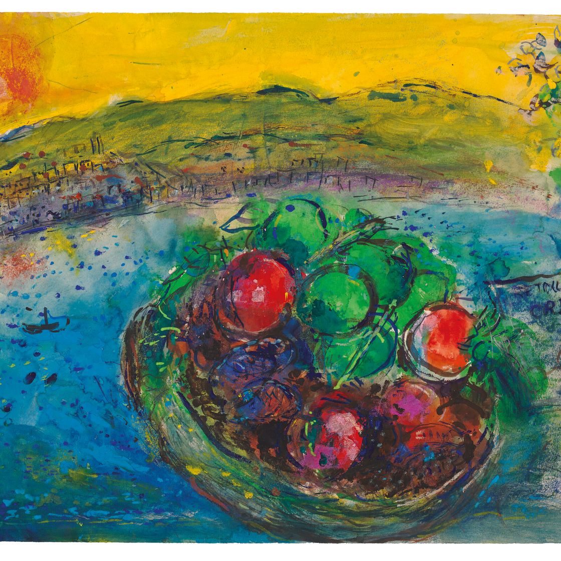 Marc Chagall — Приготовьте блюдо из фруктов, изображение 2