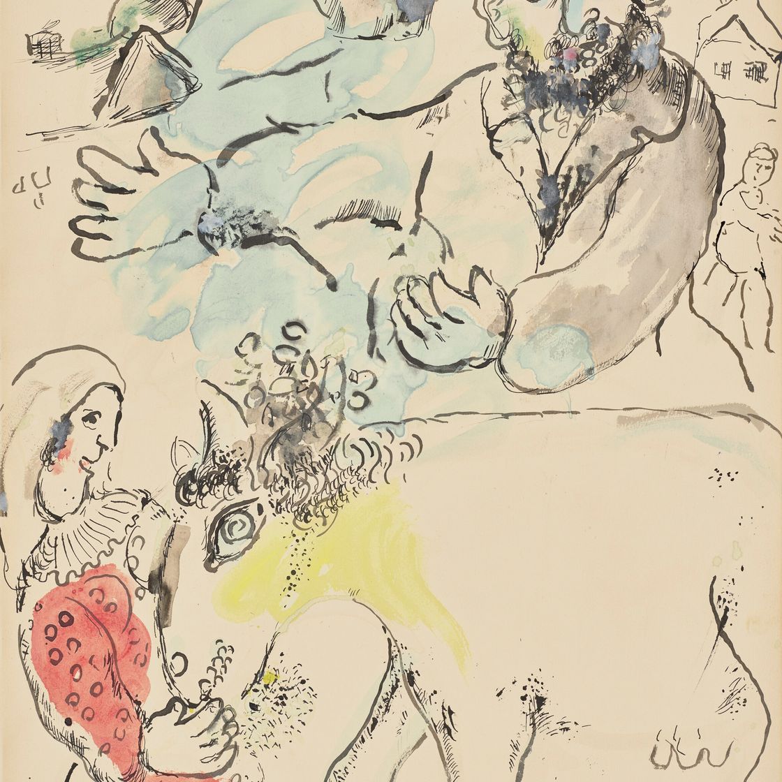 Marc Chagall — Ле пейсанс, изображение 1