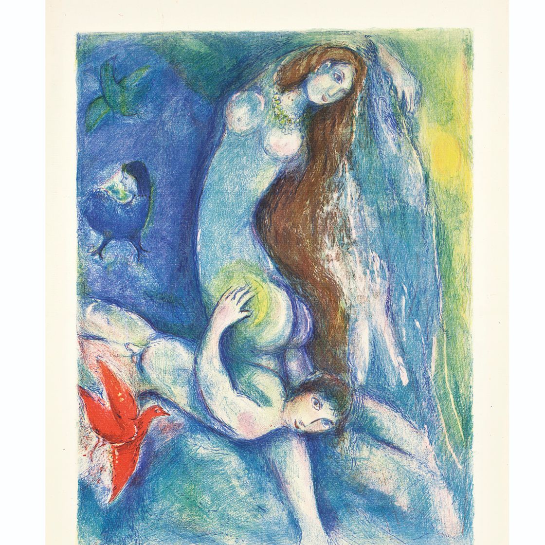 Marc Chagall — Четыре сказки из "Тысячи и одной ночи", издательство "Пантеон Букс", Нью-Йорк, 1948, изображение 5
