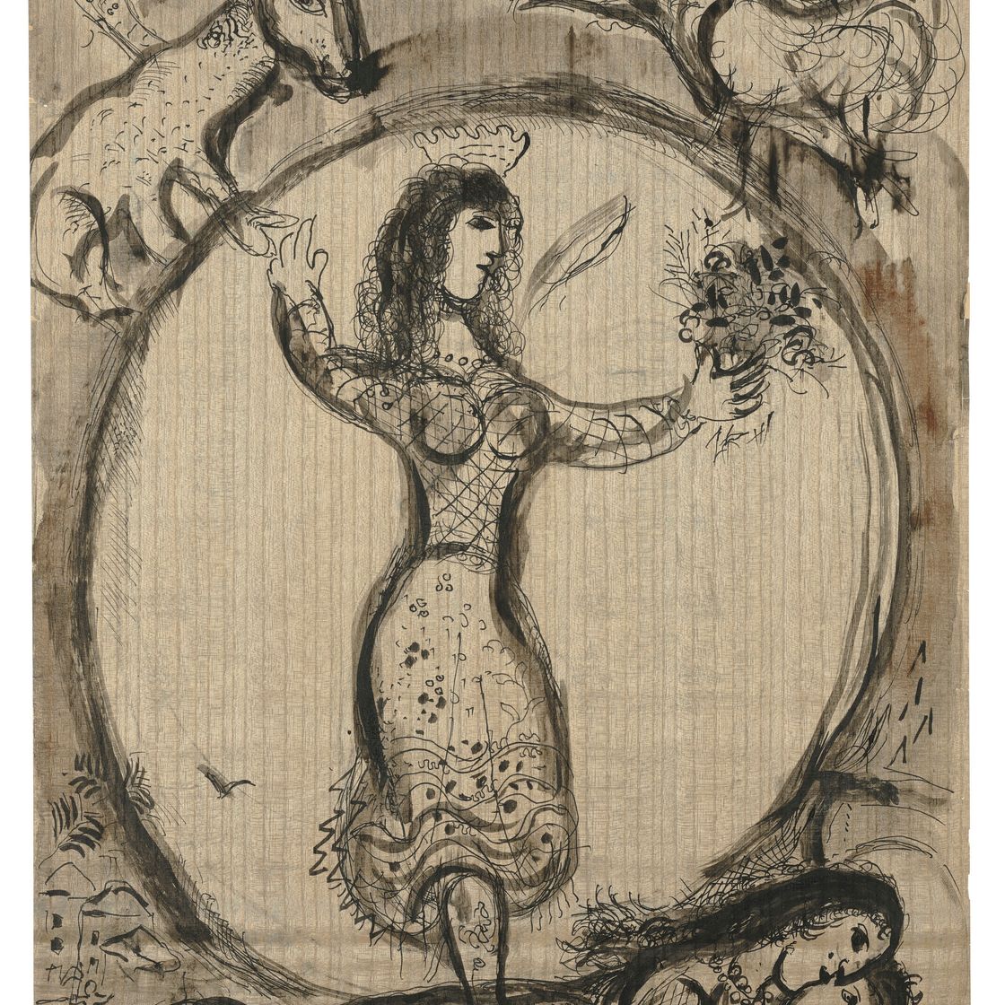 Marc Chagall — Танцовщица и сын света