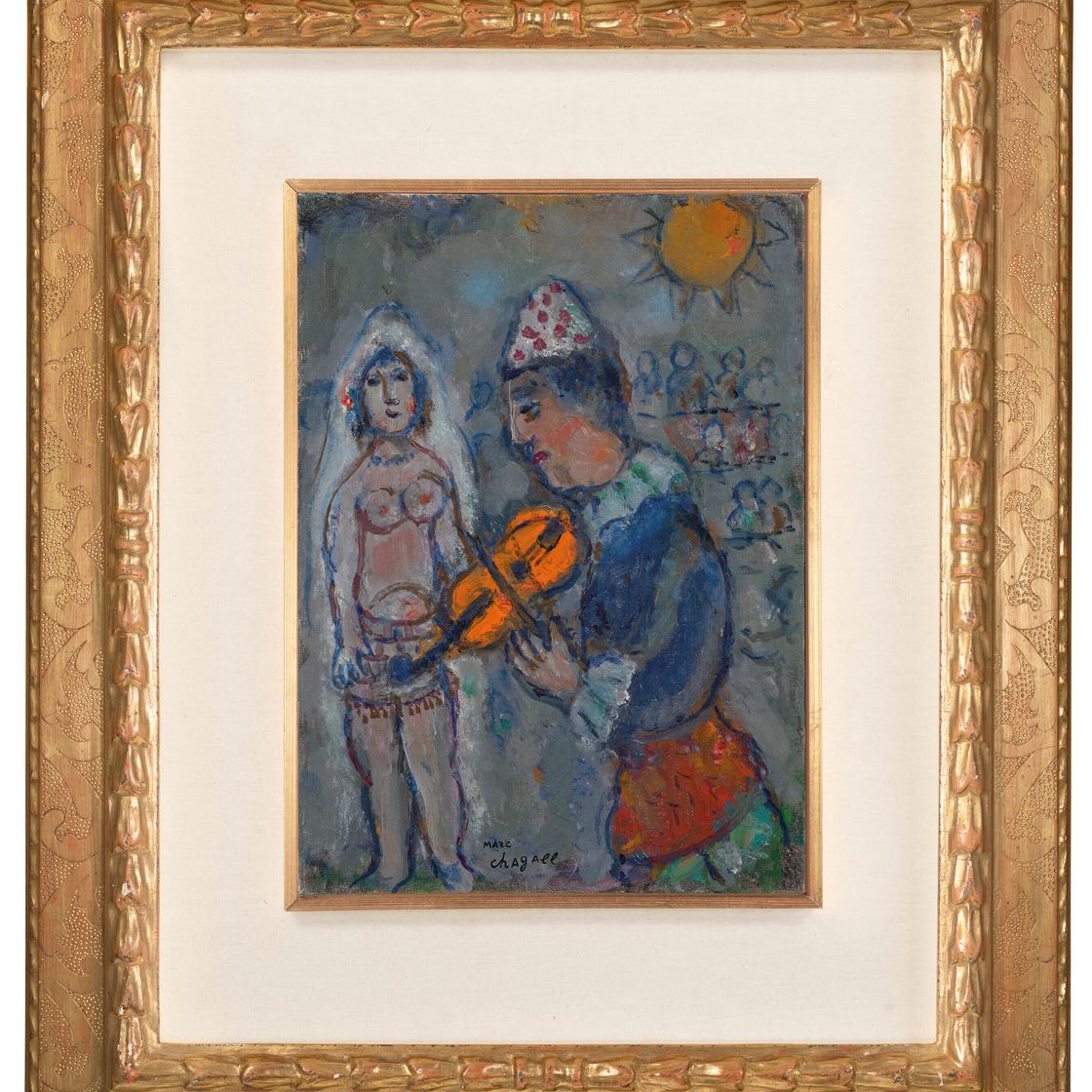 Marc Chagall — Клоун с фиалковым апельсином, изображение 2